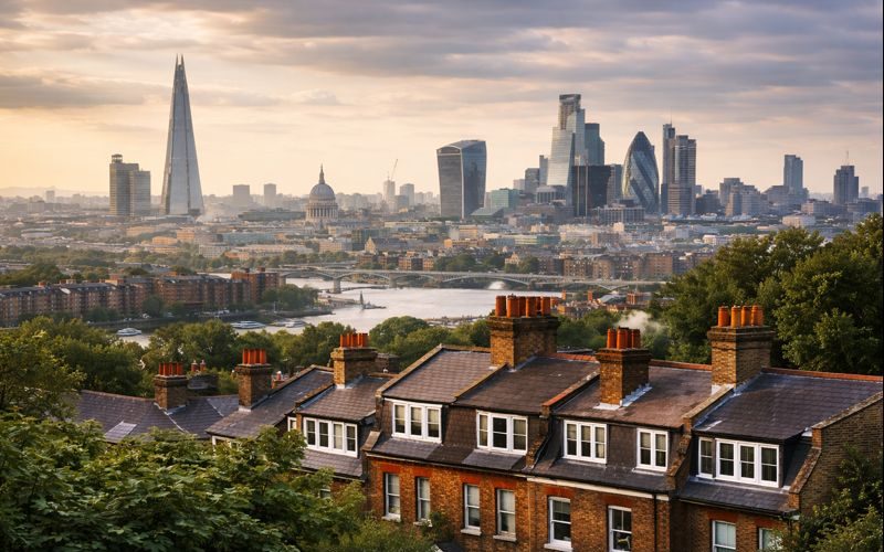 UK house prices rise 2.5% in 2025 as London lags behind