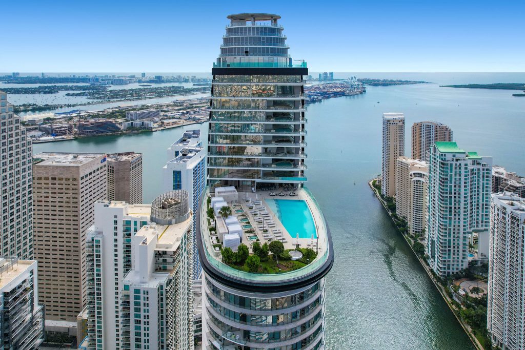 Signature Collection penthouse aerial view, Miami