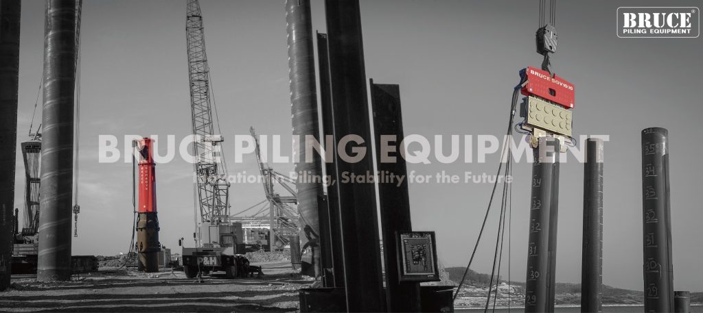 BRUCE piling equipment