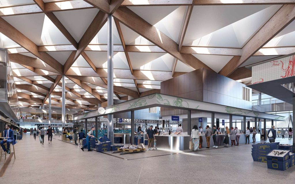 Inside New Sydney Fish Market