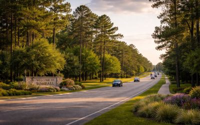 Illustrative photo of the suburban landscape near Tomball, Texas, where Alta Timberline will be developed.