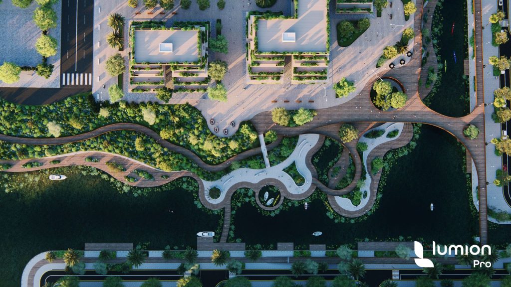 Creating an urban masterplan in Lumion Pro 2026.0