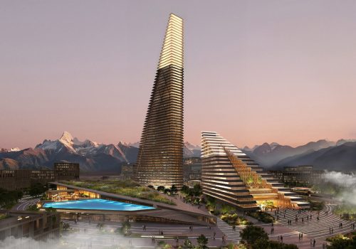 Mountain-Inspired Iconic Complex for Kazakhstan’s Alatau City